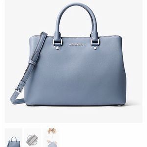Blue Michael kors purse